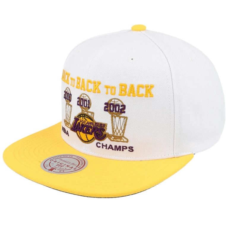 Men's NBA 00-02 Champ Flipside Snapback Hwc Lakers Snapback Caps