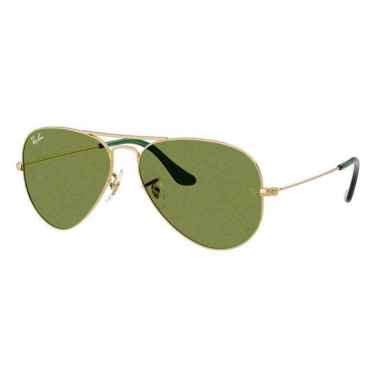 Ray Ban Aviator Large Green Unisex Sunglasses RB3025 001/4E 62