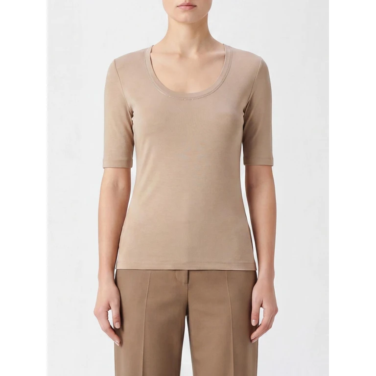 Slim Fit Short-Sleeved T-shirt in Cotton with a Crew Neck (JED216F603L8960165)