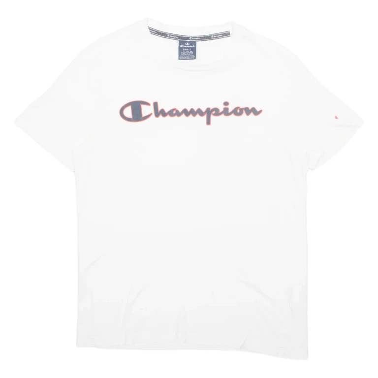 CHAMPION Mens T-Shirt White S