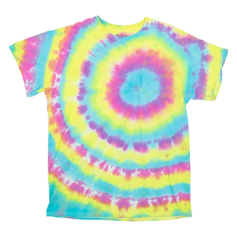 GILDAN Mens Tie Dye T-Shirt Purple M (EE1-021224-5749)