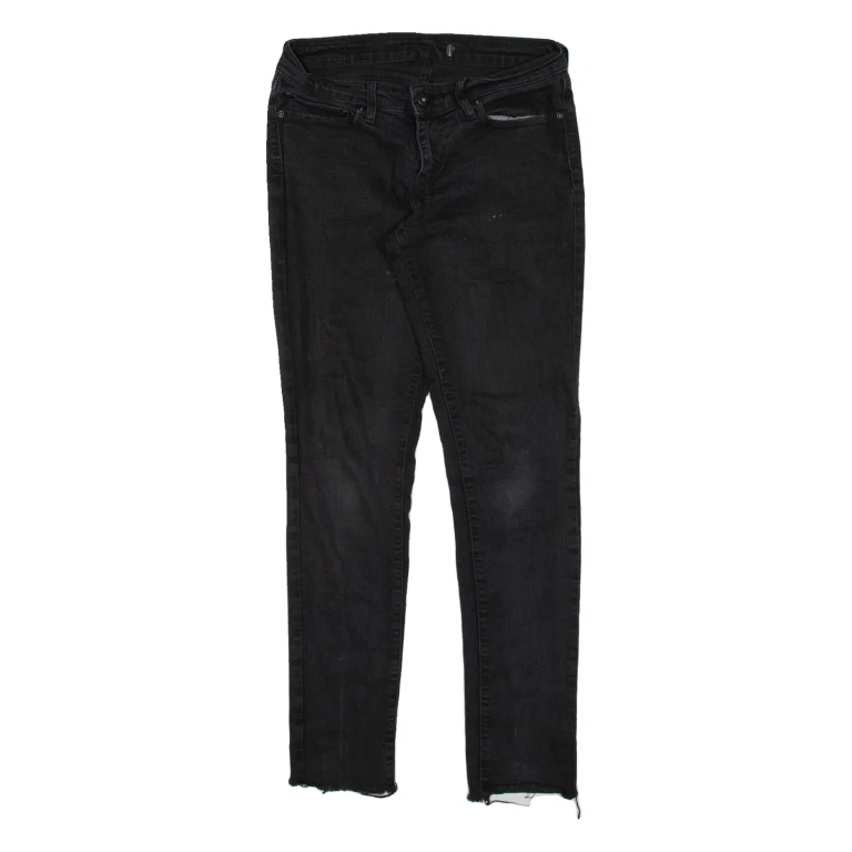 LEVI'S Womens Jeans Black Slim Skinny W28 L29
