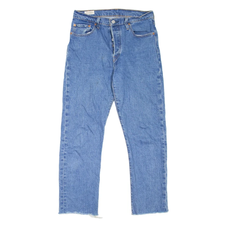 LEVI'S 501 BIG E Jeans Womens Blue Regular Straight W29 L26