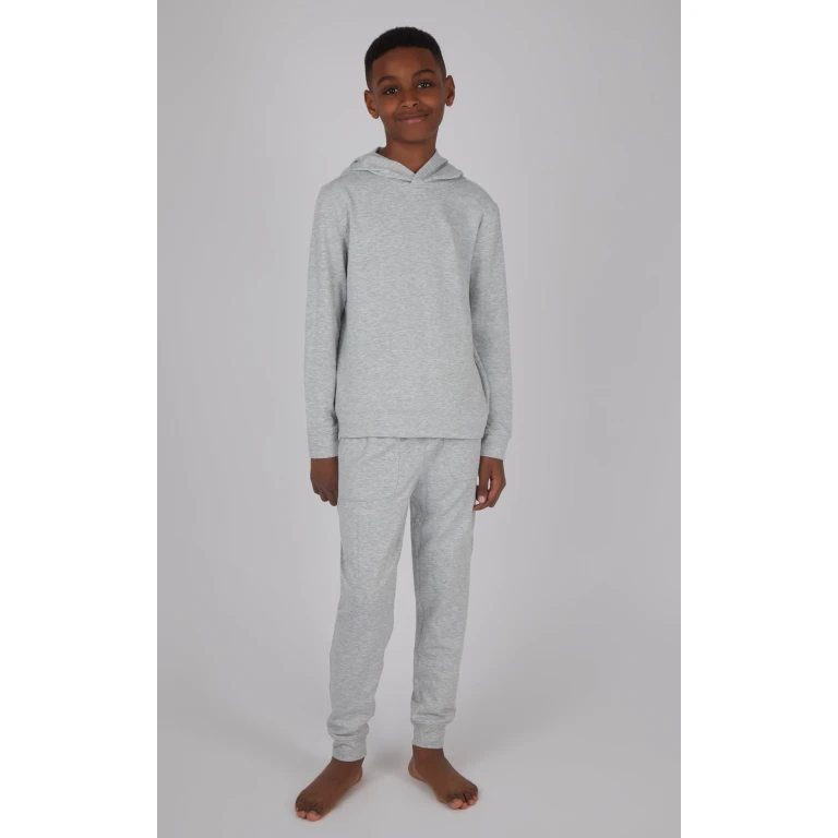 2 PC Boys Brushed Terry Pullover Hoodie+ Jogger Set