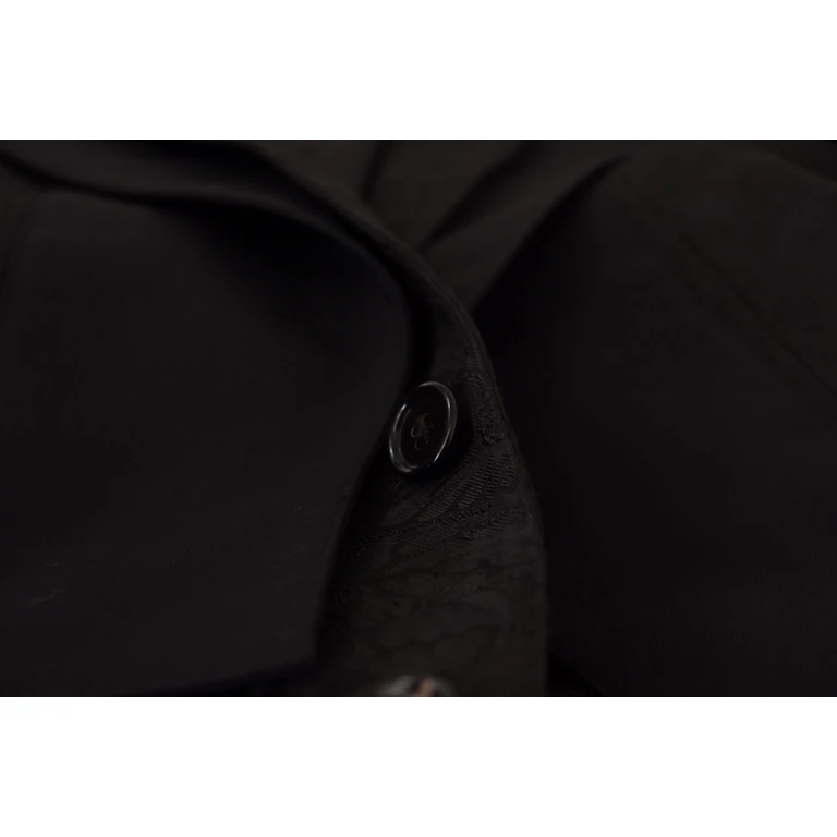Dolce & Gabbana Black Polyester Formal 2 Piece Martini Suit - Men