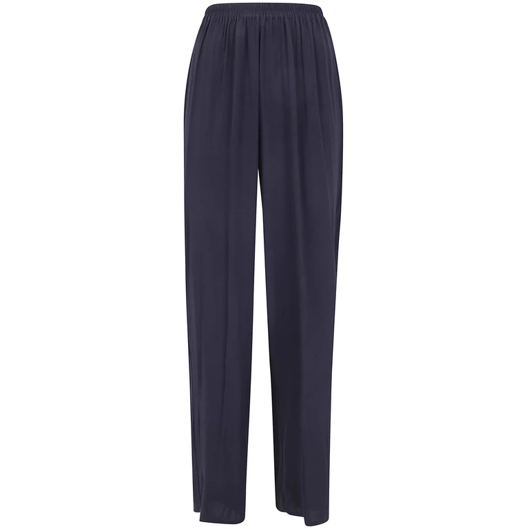 ROSSO PURO Long Silk Trousers