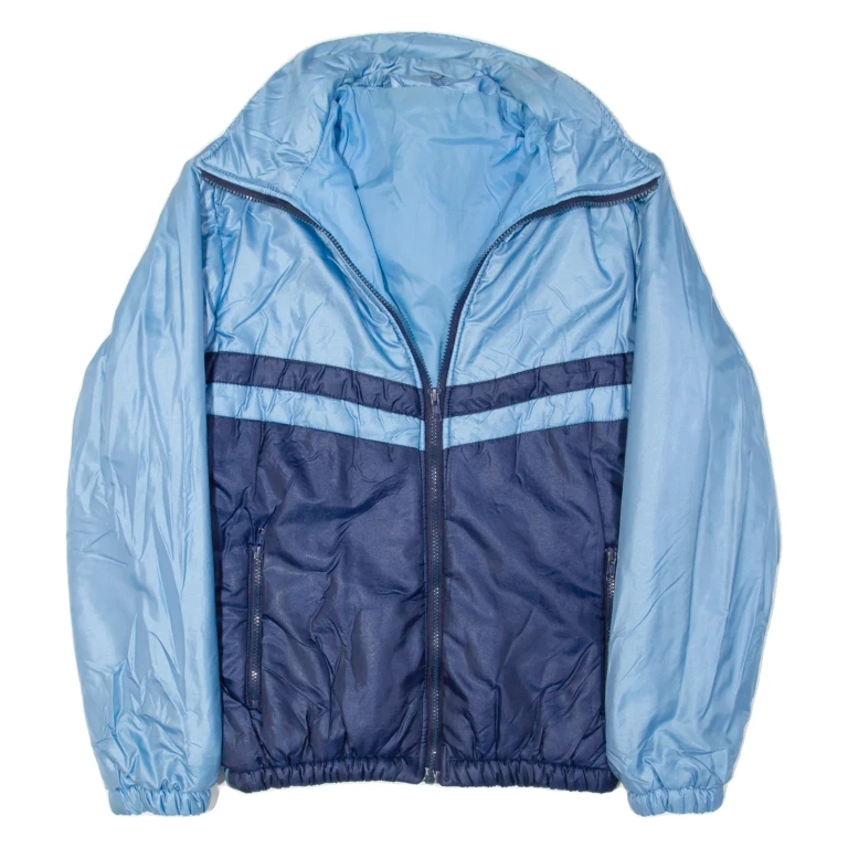 Mens Jacket Blue Hooded M