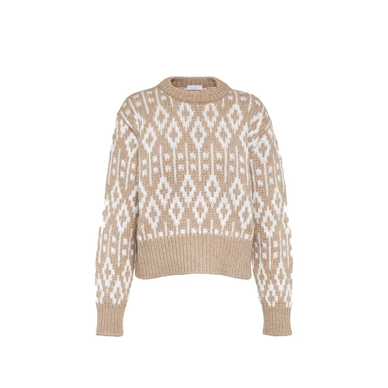 Brunello Cucinelli Brown Cashmere Sweater Clothing - Women