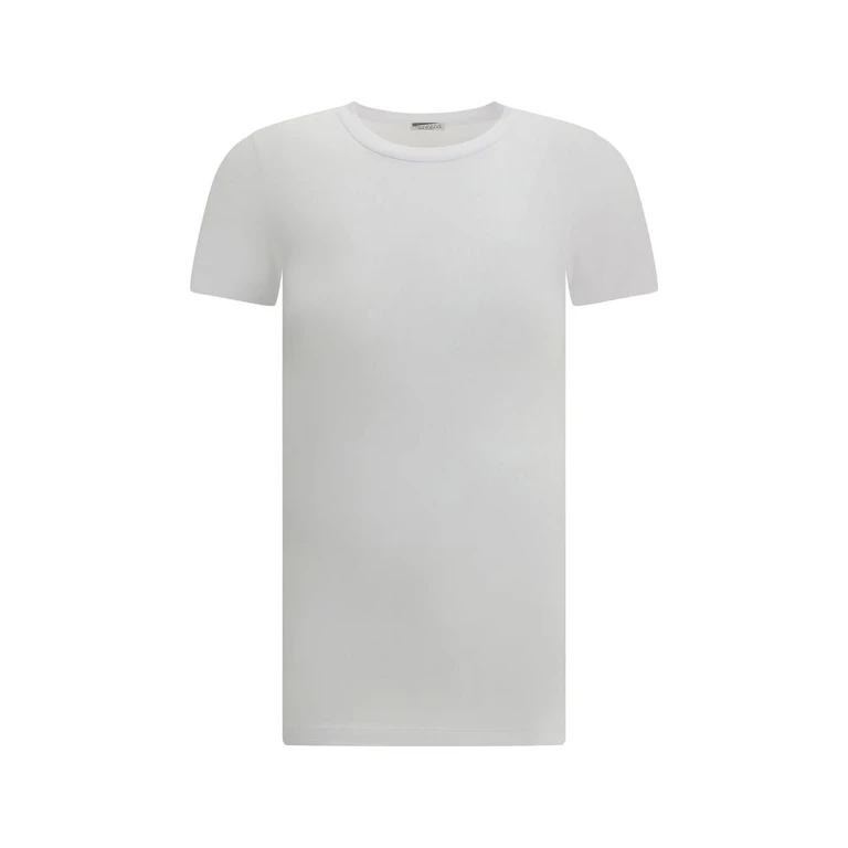 Brunello Cucinelli White Cotton T-Shirt - Women
