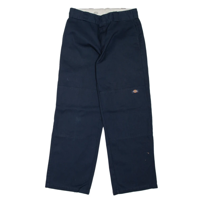 DICKIES Workwear Mens Trousers Blue Loose Straight W30 L30