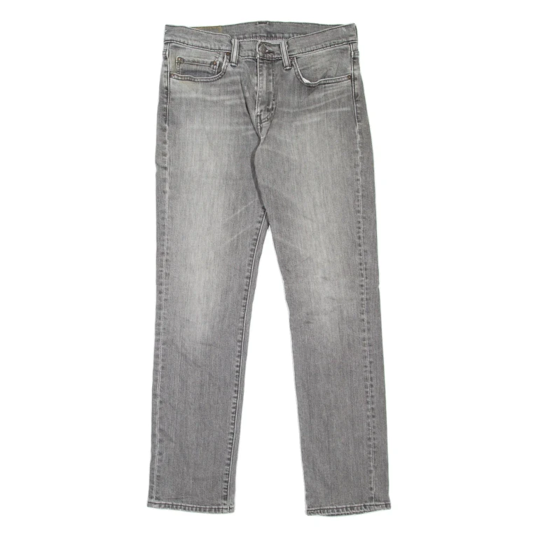 LEVI'S 511 Jeans Mens Grey Slim Straight Stone Wash W31 L32
