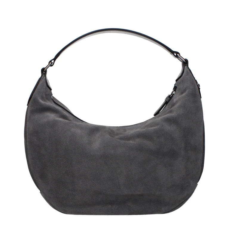 Jimmy Choo Gray Leather Shoulder Bag - Women