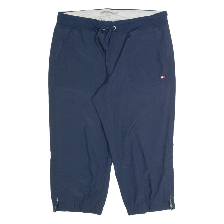 TOMMY HILFIGER 3/4 Length Womens Sports Shorts Blue Slim M W32