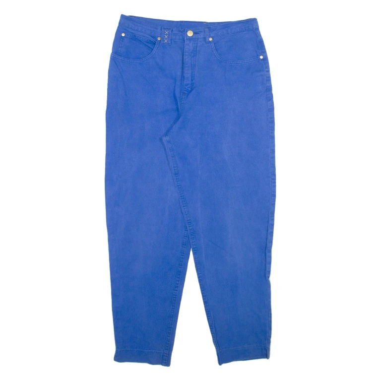 DISMERO Womens Trousers Blue Relaxed Tapered W30 L28
