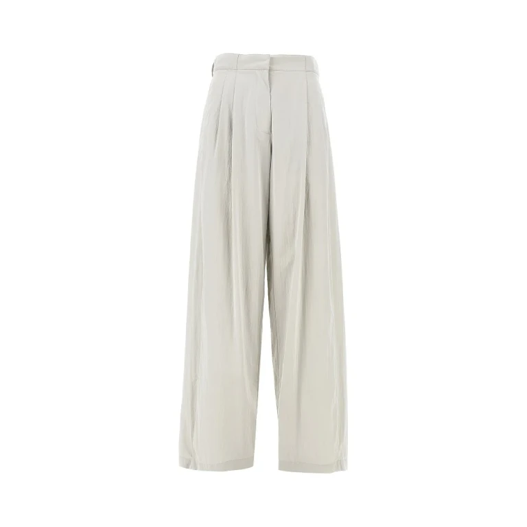 THE ROW 'Iven' silk and nylon pants Woman 6