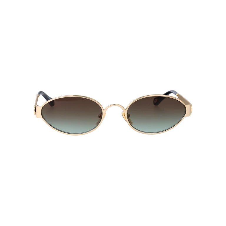 Chloé Ch0355s 003 Gold-gold-brown Metal Sunglasses - Women