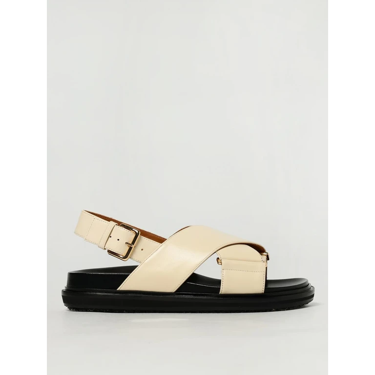 Heeled Sandal Woman color White (FBMS005201P36140011)