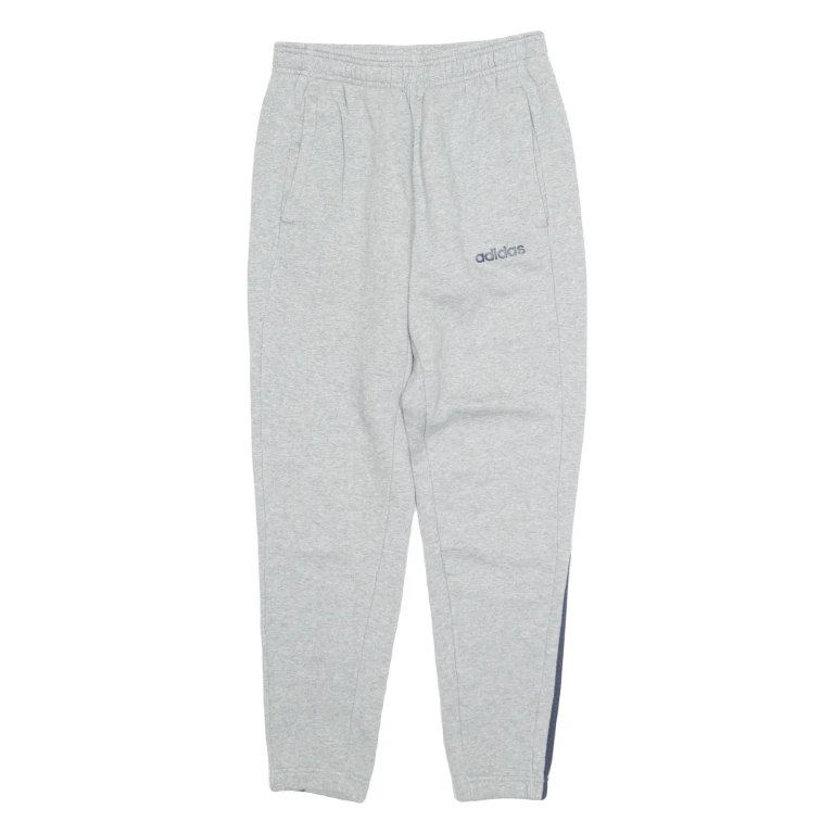 ADIDAS Mens Joggers Grey Tapered S W29 L30