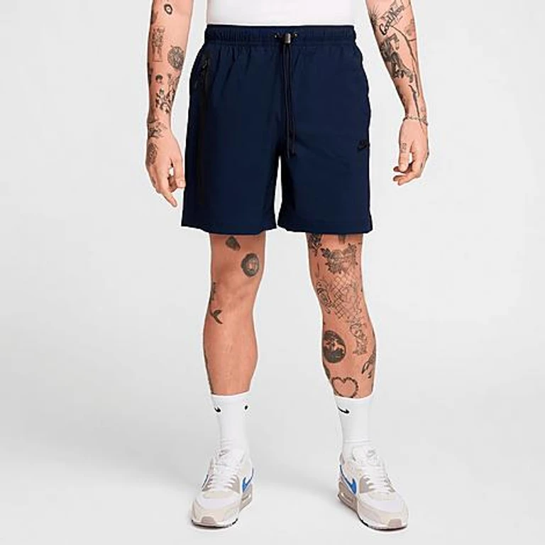 Nike Men's Tech 6" Woven Shorts in Obsidian/Black Size: XS