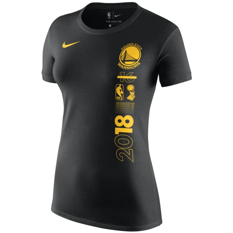 Women's NBA Gsw 2018 Finals Champions Celebration Year Dfct Short Sleeve T-Shirt T-Shirts