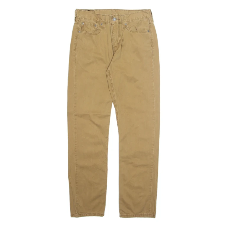 LEVI'S Mens Trousers Beige Regular Tapered W29 L32