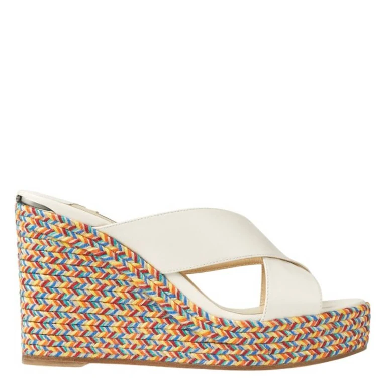 Dovina 100 Leather Wedge Sandals
