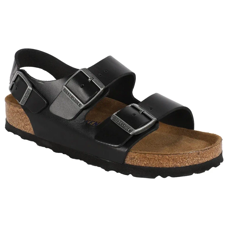 Milano Soft Footbed Smooth Leather Sandals