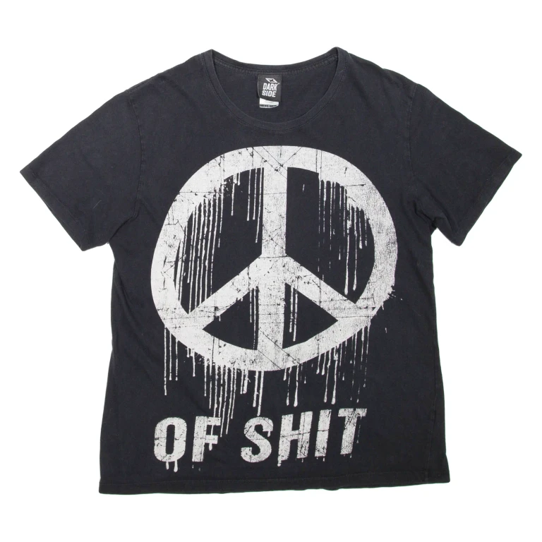 DARK SIDE Mens T-Shirt Black L