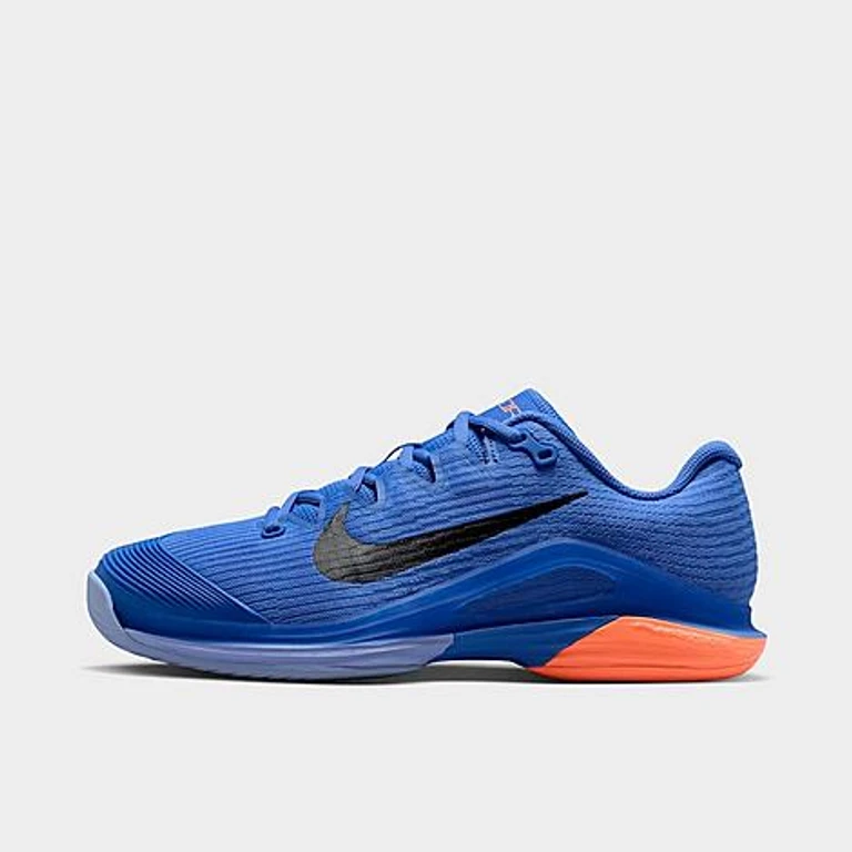 Nike Women's Zoom Vapor 12 Hard Court Tennis Shoes in Sapphire/Light Thistle/Orange Pulse Size: 5.0