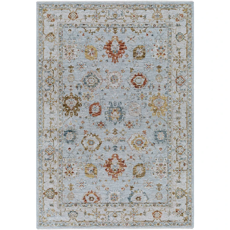 Luklukan Oushak Style Floral Rug