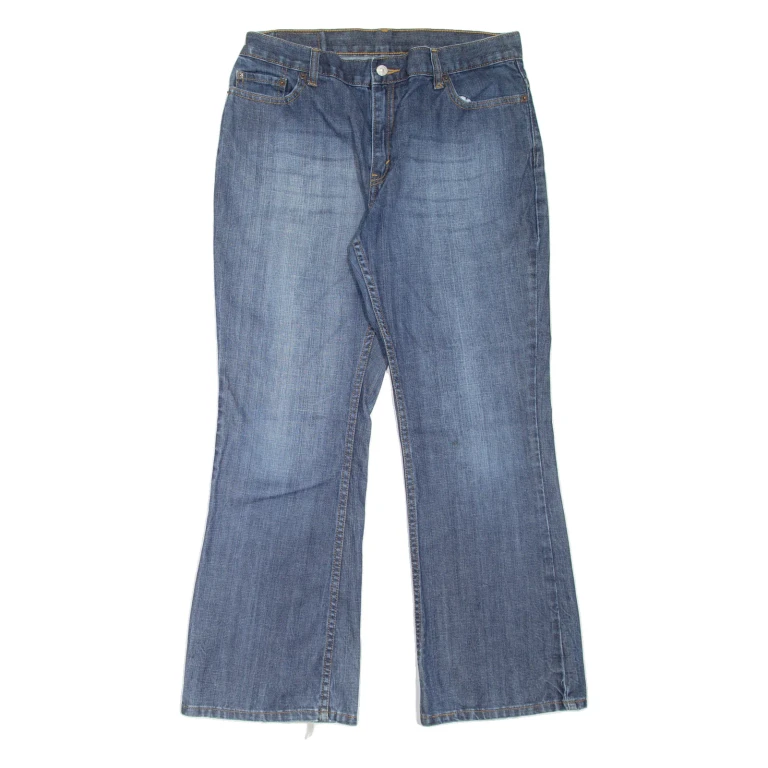 LEVI'S 515 Womens Jeans Blue Regular Bootcut Stone Wash W32 L29