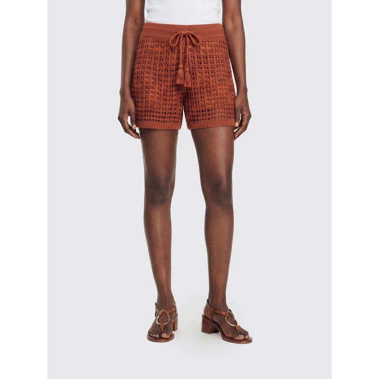 Shorts Woman color Red (261FXA22066BRICK)