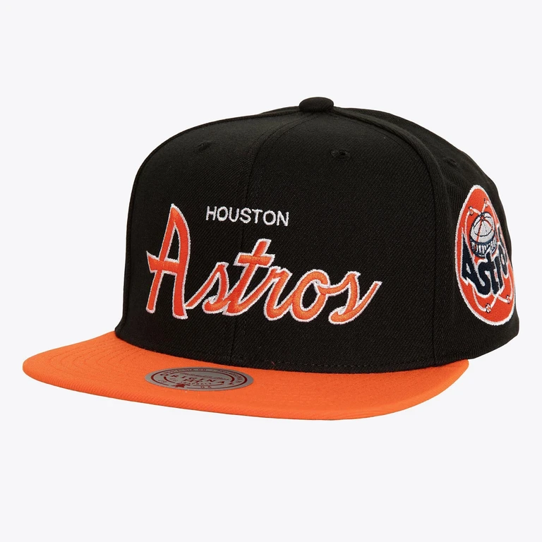 Men's MLB Evergreen Script Snapback Coop Astros Snapback Caps