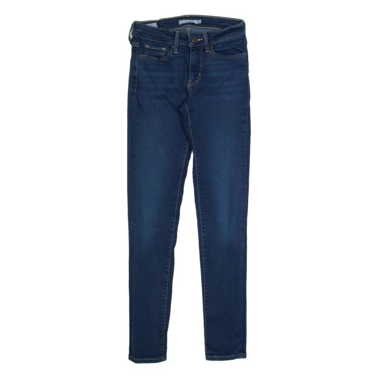 LEVI'S Womens Jeans Blue Regular Skinny W24 L30