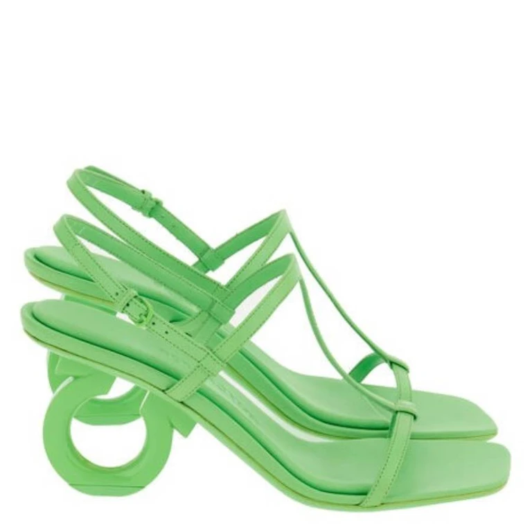 Ferragamo Elina Gancini Heel Sandals