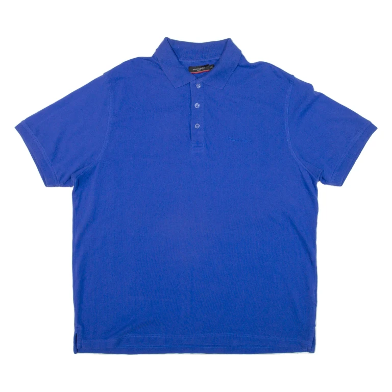 PIERRE CARDIN Mens Polo Shirt Blue 2XL (II1-041124-6072)