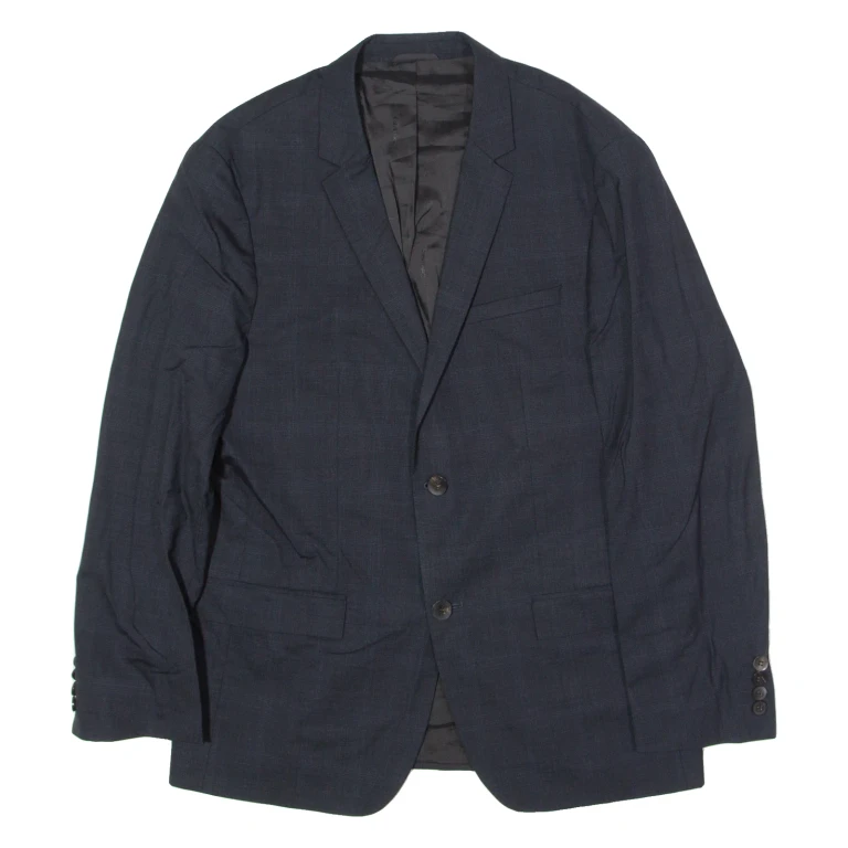 CALVIN KLEIN Mens Blazer Jacket Grey Wool M