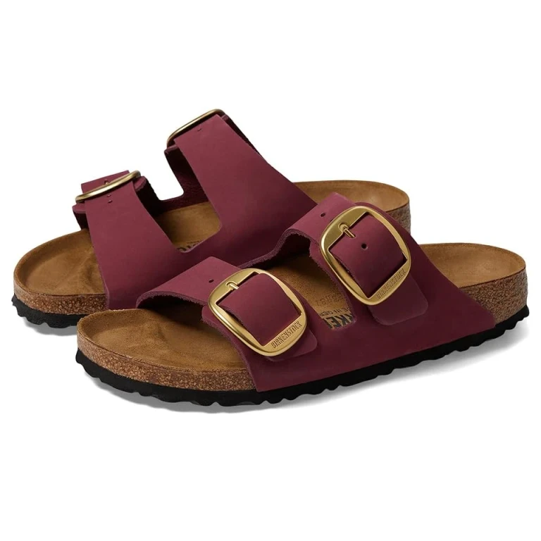 Boston Big Buckle Shearling Natural Leather