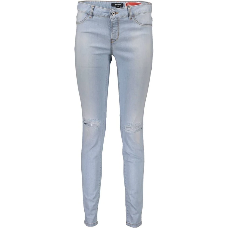 Just Cavalli Azzurro Cotton Womens Jeans Blue Clothing - Women