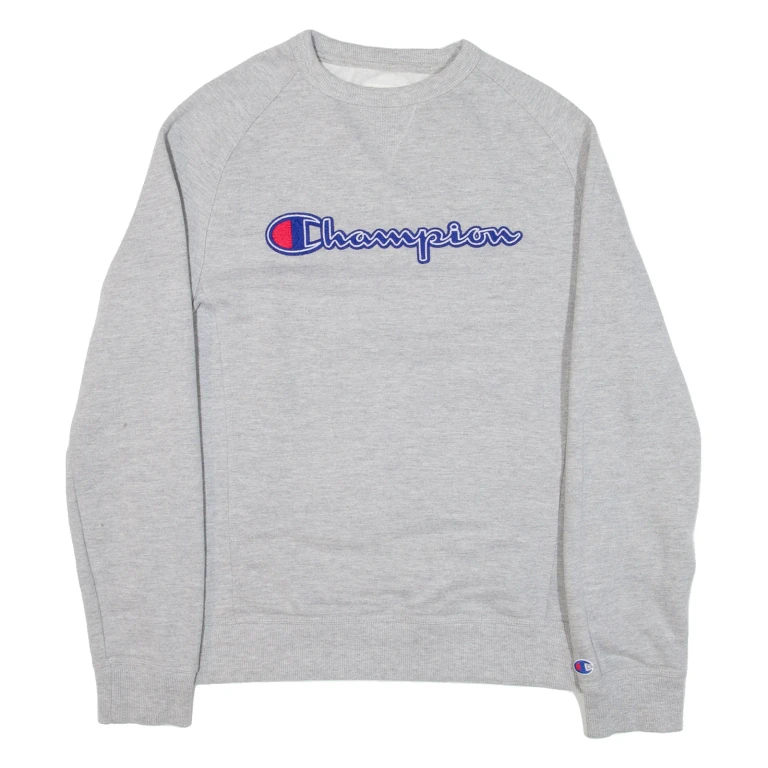 CHAMPION Mens Sweatshirt Grey S