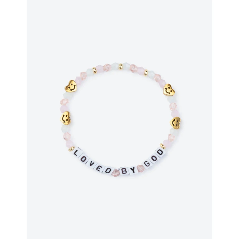 Loved By God Letter Bracelet