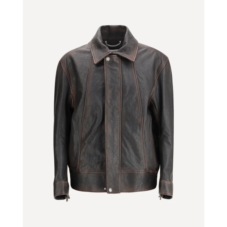 Blouson Bomber en cuir nappa Golden Goose