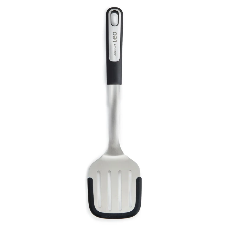 Leo Graphite Stainless Steel Slotted Turner 13.75"