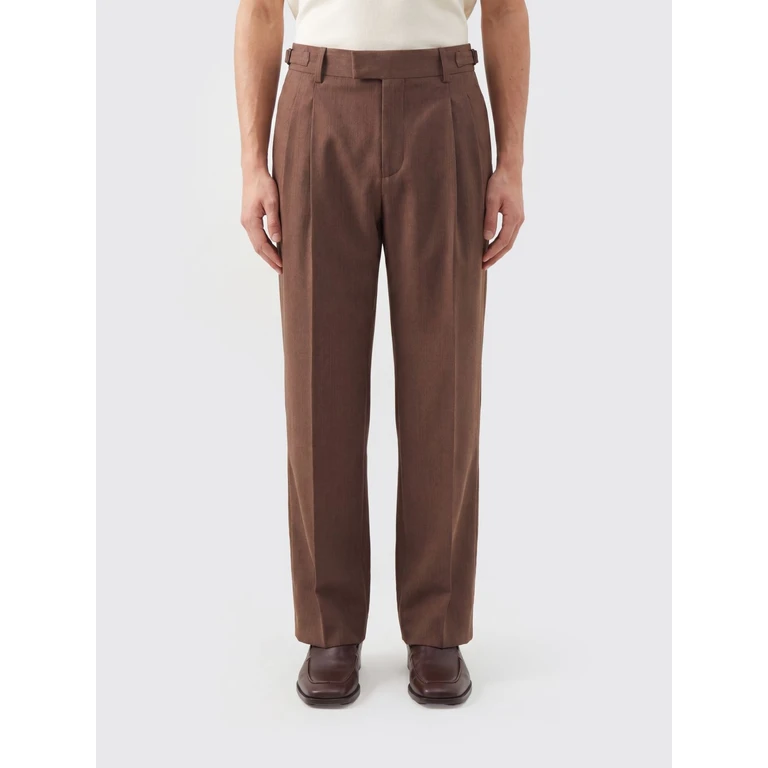 DRÔLE DE MONSIEUR Pants Men color Brown (BP165PL171BROWN)