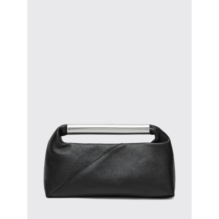 Grained Calf Leather Handbag with Metallic Handle (SB6WD0046P9068T8013)