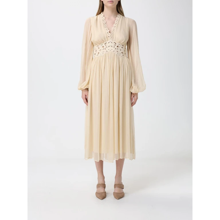 Viscose Midi Dress (7466DS261CRM)