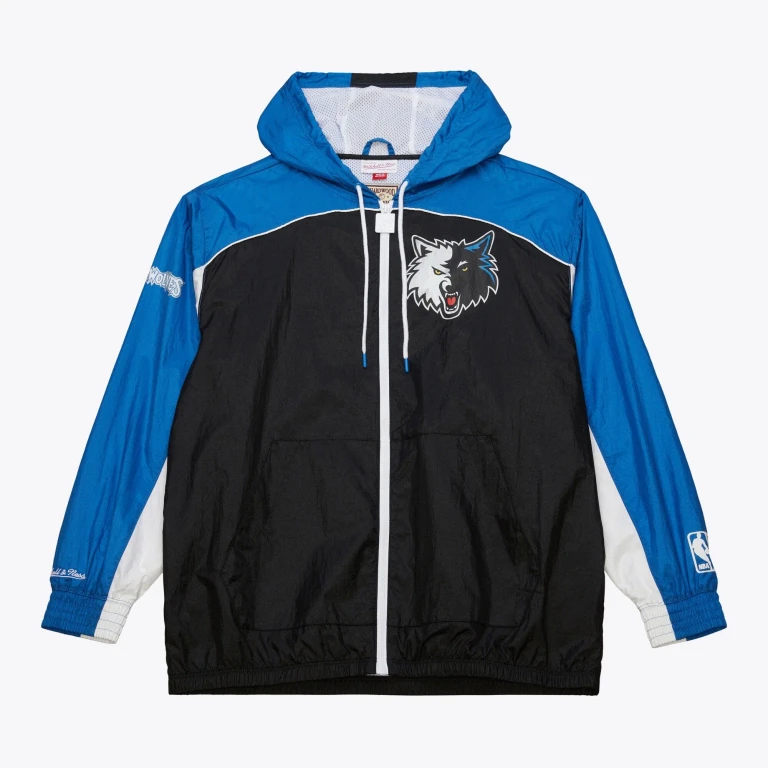 Men's Big Shot Premium Winbreaker Vintage Logo Timberwolves