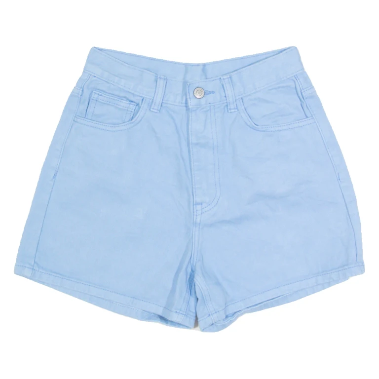 J GALT Womens Denim Shorts Blue S W24