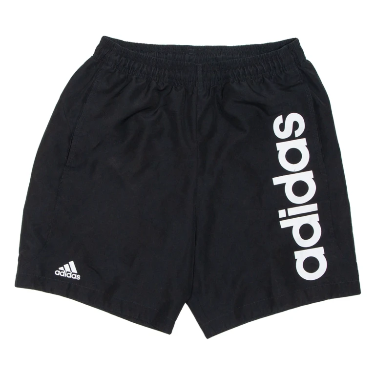 ADIDAS Mesh Lining Mens Swimming Shorts Black Relaxed S W28