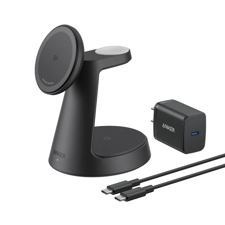 MagGo Wireless Charging Station (3-in-1, Dock Stand)